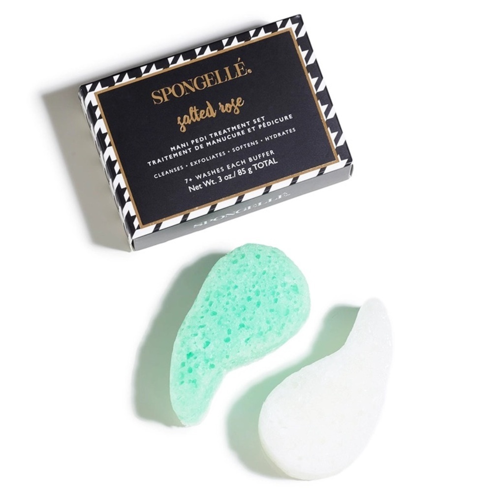 Spongelle Mani Pedi Treatment Set - Salted Rose